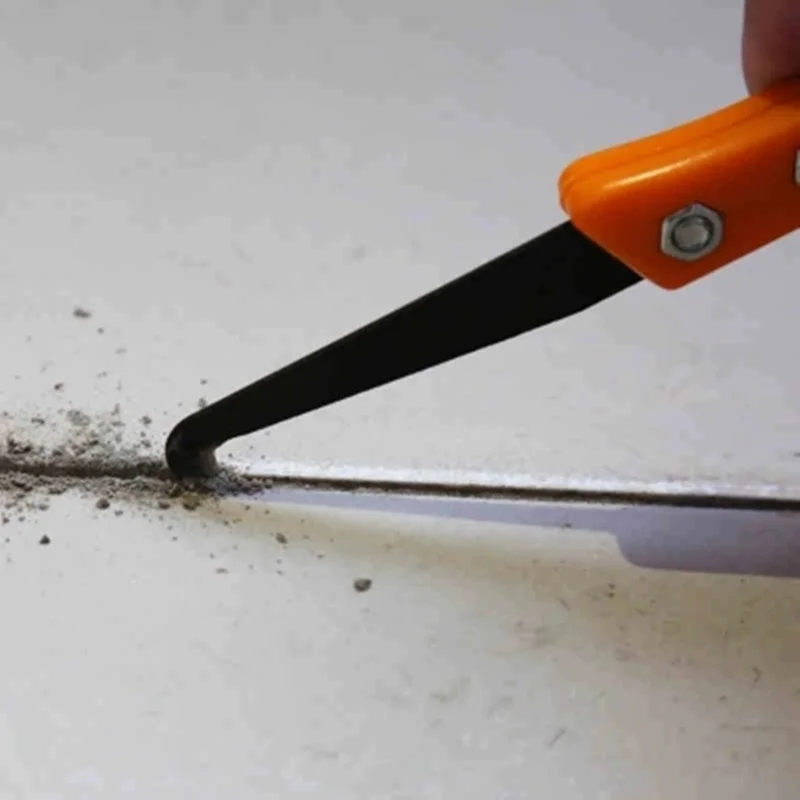 Tile Gap Repair Tool Hook Knife Professional Cleaning and Removal of Old Grout Hand Tools mini knife  machete  pocket knifes 2