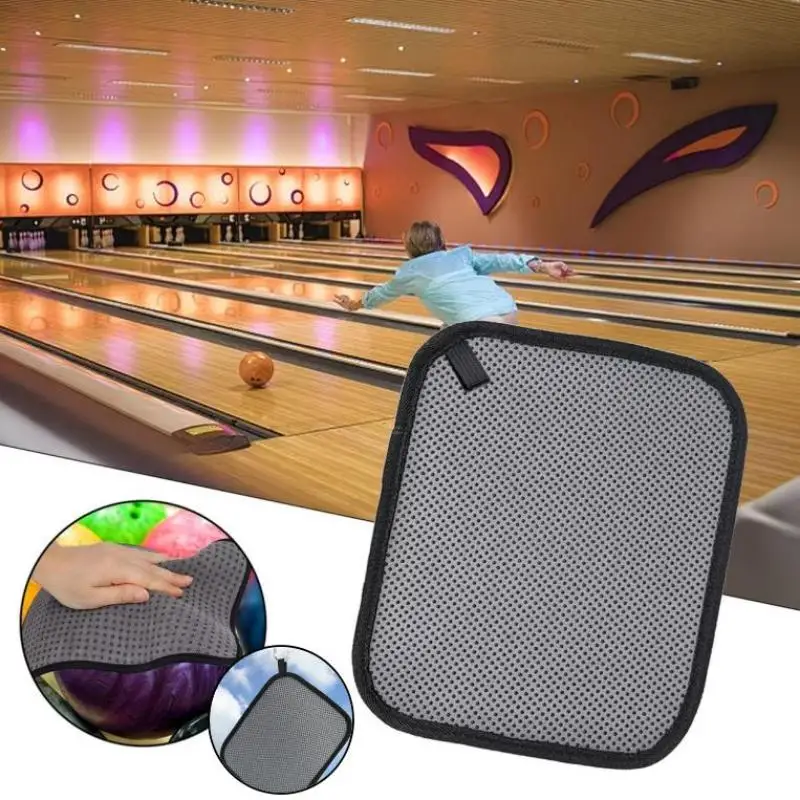 Asciugamano per la pulizia della palla da bowling, super assorbente, antiscivolo, in materiale ecologico, per uso ricreativo nel bowling