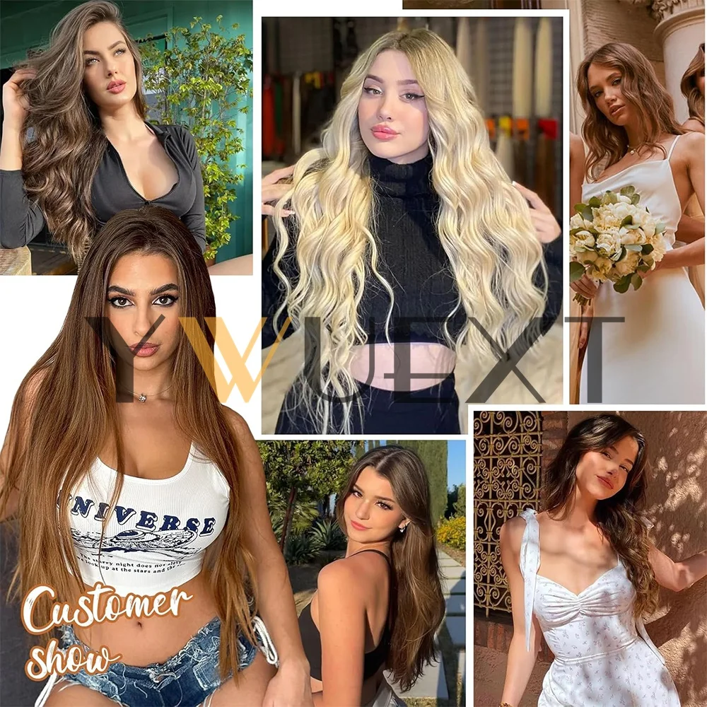 Blonde Micro Loop Ring Echthaar-Extensions 12"-20" Natürliche Schwarz Braun Blonde Link Hair Micro Beads Extensions 50 Stück/30g/Packung – Detail 8