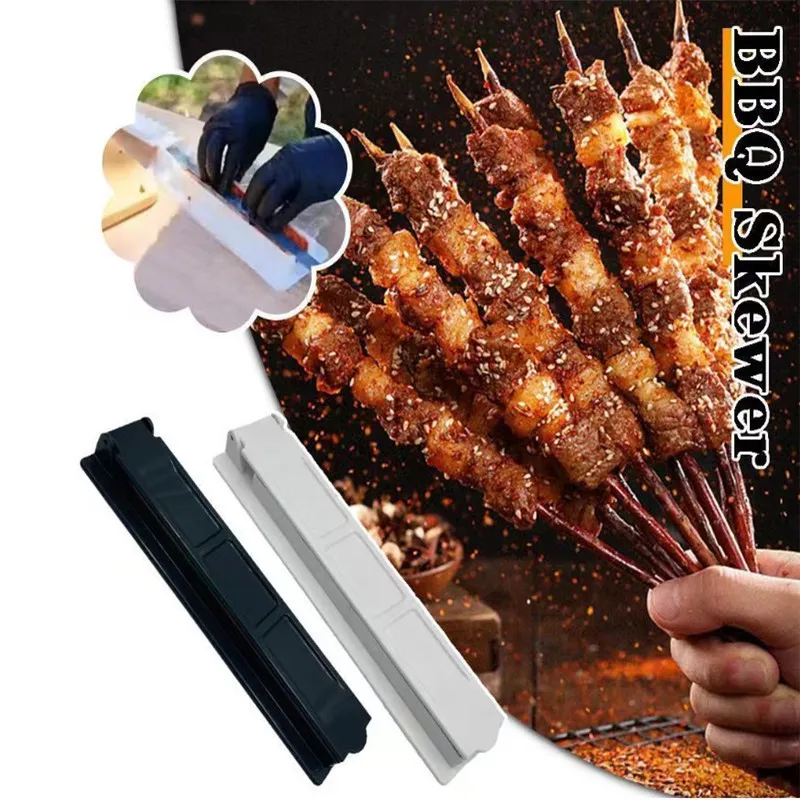Portable BBQ Grilling Basket Stainless Steel Nonstick Barbecue Grill Basket Tools Grill Mesh for Meat Hamburger Barbecue Tools