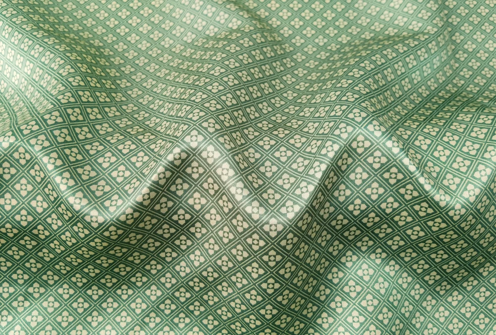 1yard X1.48meter Retro Shirt Material Satin Fabric Lining Plaid