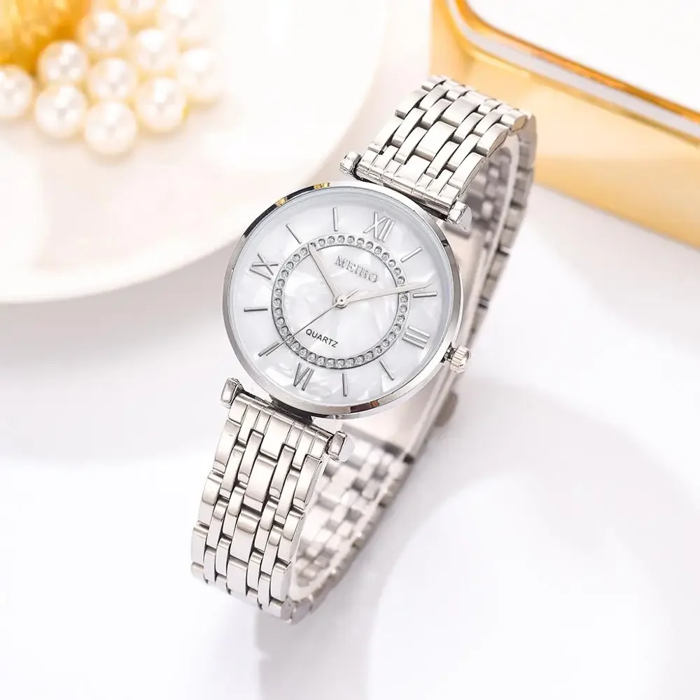 Women Watches Luxury Crystal Bracelet Watches Top Brand Fashion Diamond Ladies Quartz Watch Steel Female Wristwatch Montre Femme Relogio