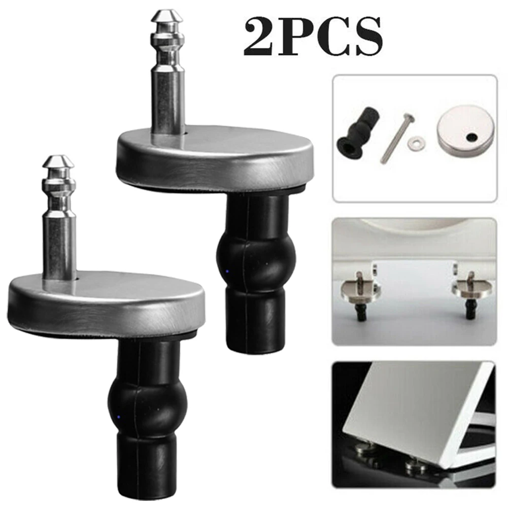 Heavy Duty Toilet Seat Hinge Bathroom Hardware Heavy Duty Hinge Hinges Seat Soft Release Hinges Replacement Bathroom Hardware