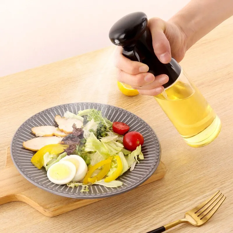 Oil Sprayer Spray Bottle Atomized Press Open And Close Barbecue Camping Grilled Steak Vegetable Salad Kitchen Supplies