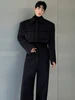 LUZHEN New Stylish Men's High Street Short Jacket Original Big Pocket Solid Color Elegant 2025 Spring Casual Trendy Coat Fbf31d 5