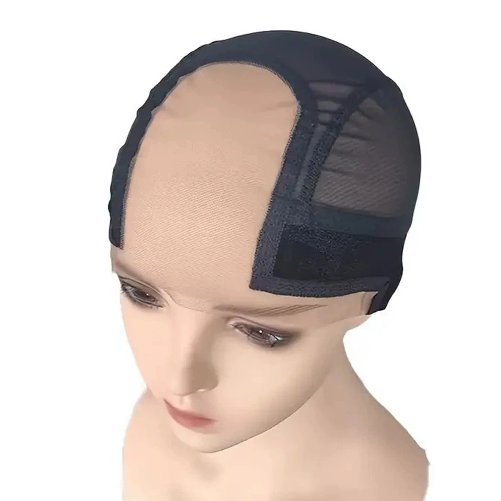 Velvet Lace Wig Cap 4x5 Lace Front Headband Wig Cap Elastic Mesh Hat For Making Wigs in Place