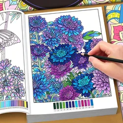 Adult Color By Number Coloring Book: Floral and Nature - Inspired Designs for Relaxation and Stress Relief (1Book)