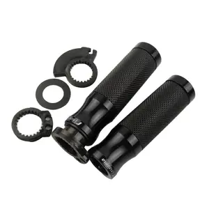 Puños Para Moto Manillar Antideslizantes Goma Alumino Acelerador Motocicleta  - Handlebar - AliExpress