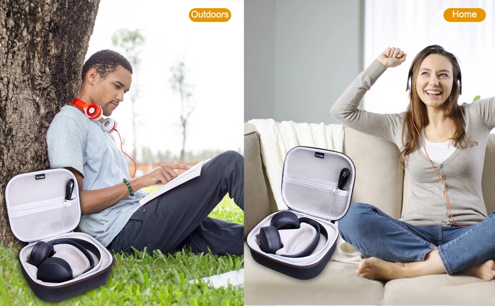 Headphone Case for Sony PULSE 3D Wireless Headset - Protective Storage Bag for Gaming Headphone(case only!)