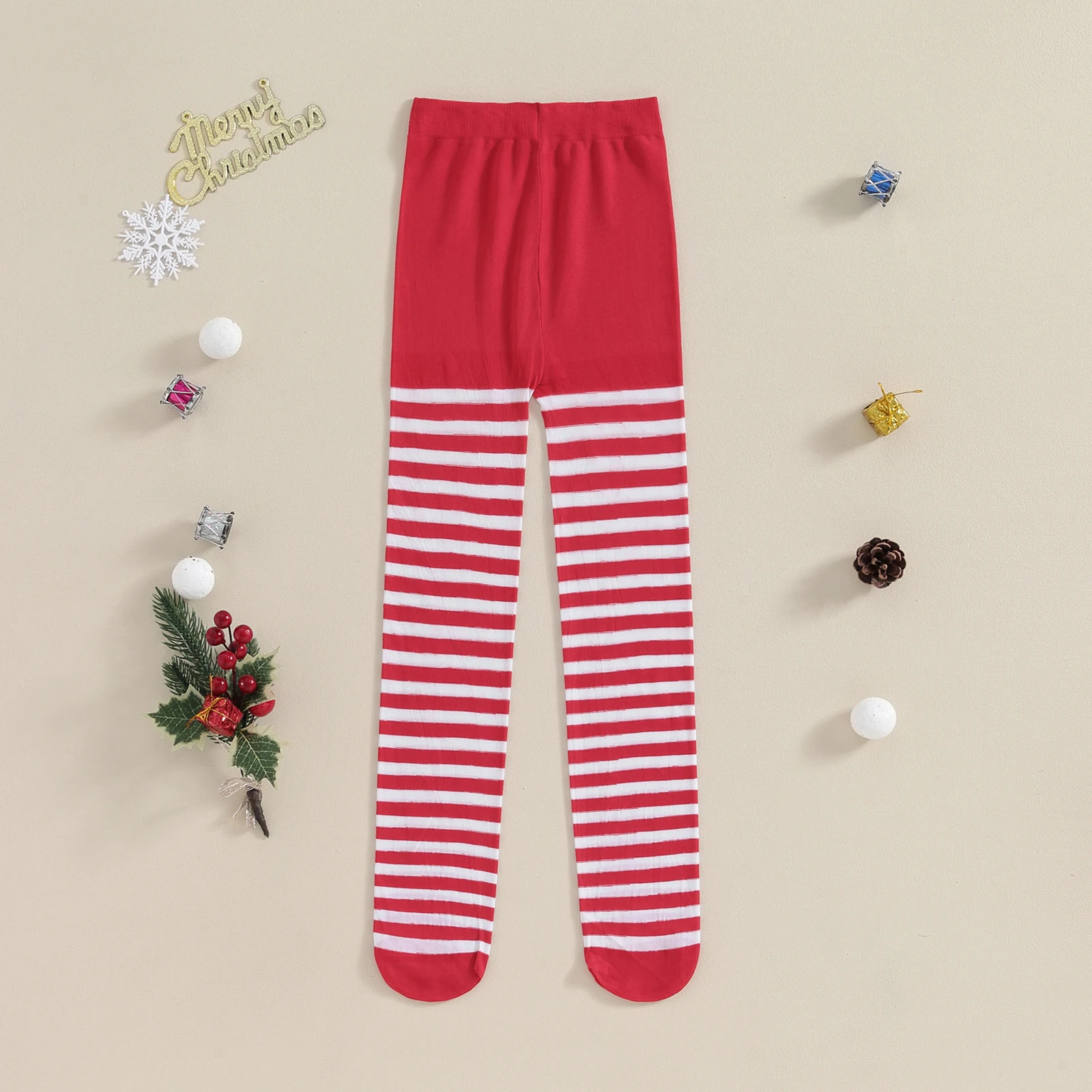 Toddler Kids Striped Tights Leggings Cosplay Costume Christmas Stockings for Girls Party Favors