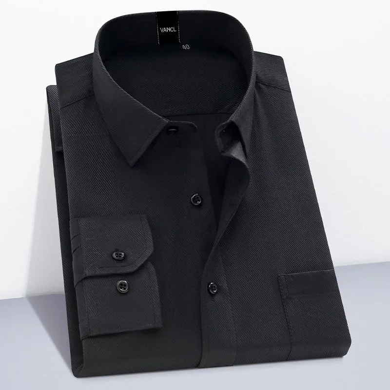 Spring Elegant Fashion Harajuku Slim Fit Male Clothes Loose Casual All Match Tops Square Neck Solid Button Long Sleeve Blusa