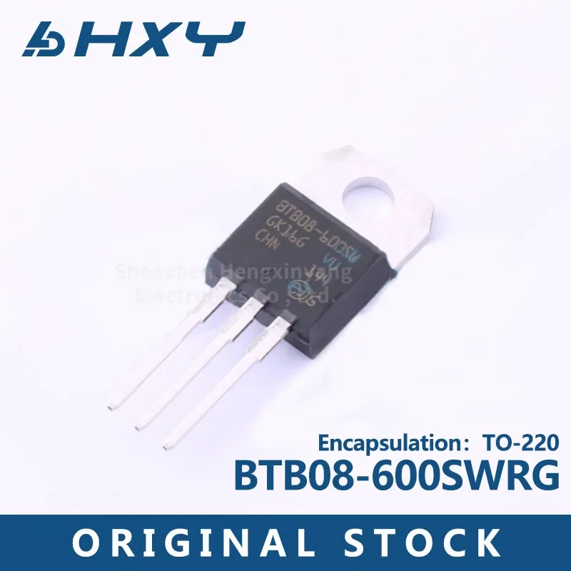 10PCS BTB08-600SWRG BTB08-600S TO-220 600V 8A Thyristor (Thyristor)