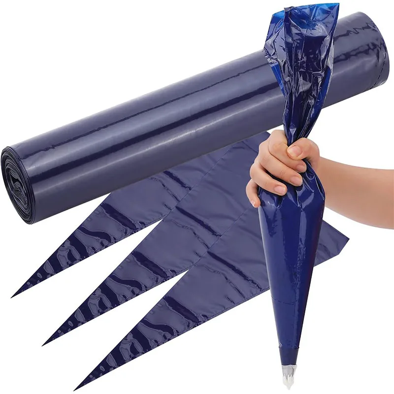 Large Disposable Piping Bags 21inch Disposable Piping Bags Anti-Burst Thick Pastry Icing Bags For Frosting Cakes Decoration 1