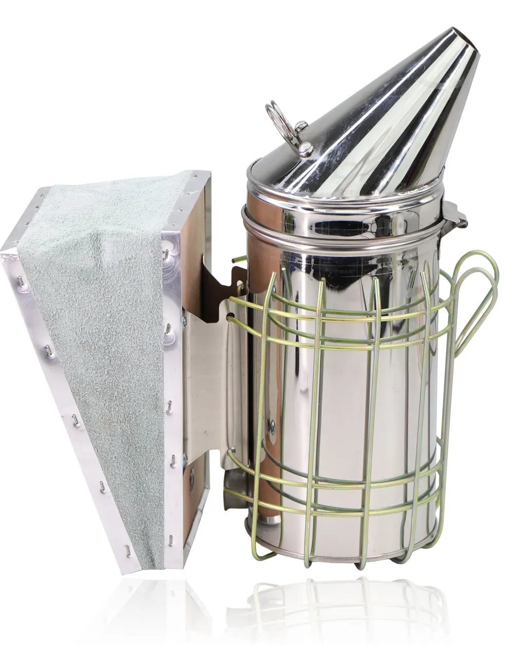 Stainless Steel Bee Hive Smoker with Heat Shield