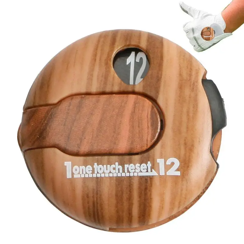 

Счетчик очков в гольф счетчик для гольфа с одним касанием сброс мини-счетчик для гольфа простое прикрепление Scorekeeper до 12 снимков оценка с