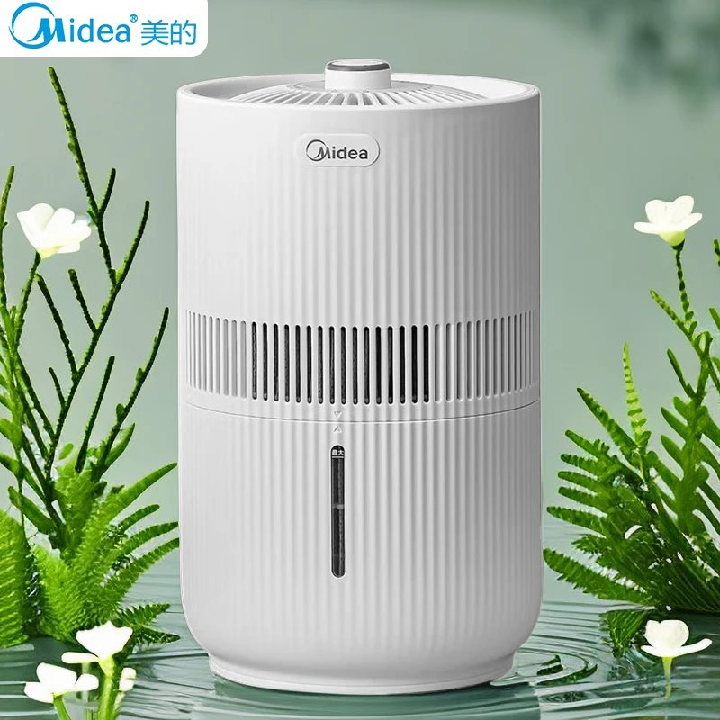 

Midea Mistless Evaporative Air Humidifier 2.3L Silver Ion Antibacterial Material Water Tank Essential Oil Aroma Diffuser 240ML/H