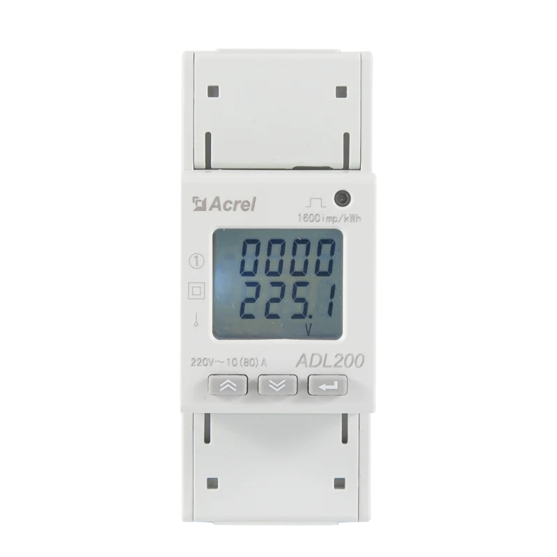 Acrel Misuratore Elettrico Su Guida Din Monofase Adl200 Mid Approvazione 10(80)A Contatore Di Energia A Connessione Diretta