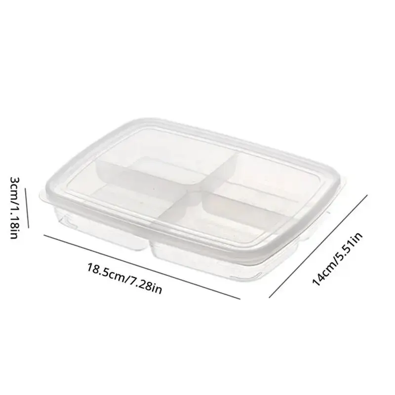 1pc Meal Prep Container, Rice/fruit/weight Loss/freezing/whole Grain/cold  Storage/refrigerator Organization Box