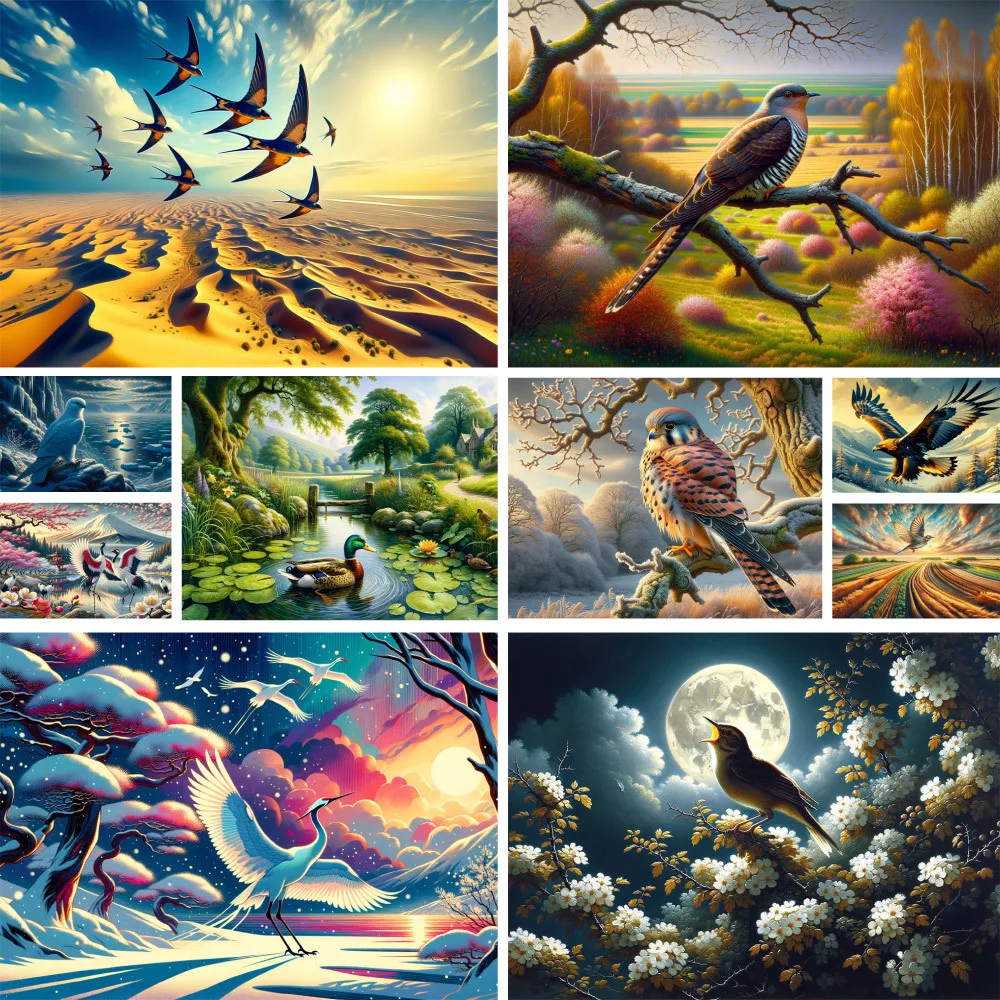 동물 크레인 독수리 인쇄 크로스 스티치 완료 키트, DIY 자수 바느질, 수제 바느질 페인팅, Mulina 패키지 쥬얼리 Best5 동물 크레인 독수리 인쇄 크로스 스티치 완료 키트, DIY 자수 바느질, 수제 바느질 페인팅, Mulina 패키지 쥬얼리 Best5