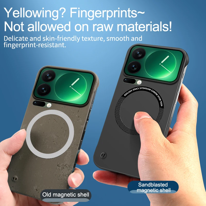 Luxury Frameless Magnetic Holder Lightweight Phone Case
