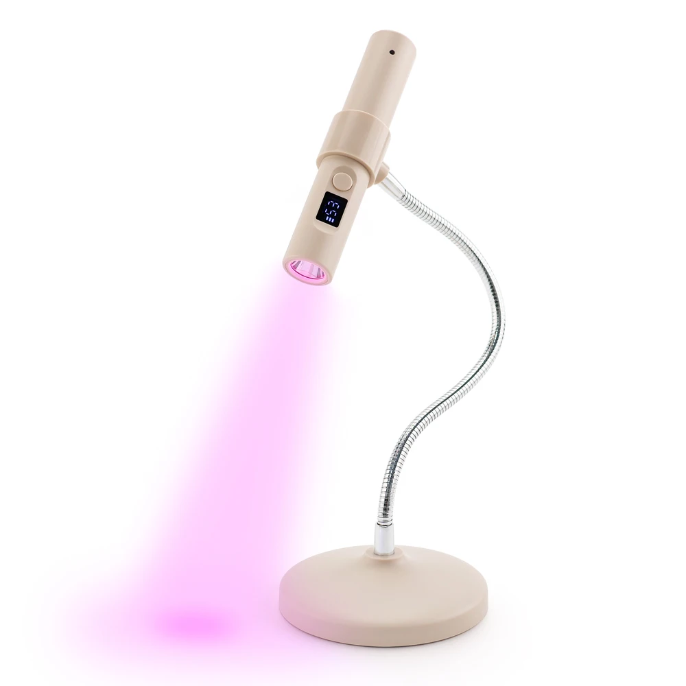 9W Touch Sensor Mini Flash Led Lamp Nail Dryer Rechargeable Uv Led Nail Lamp For Acrylic Gel Nails Technology Salon Use