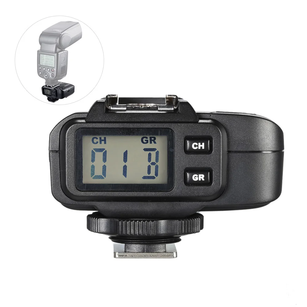 GODOX X1R-C Wireless Remote Flash Receiver Shutter Release 32 Channels 1/8000s For Canon EOS Cameras GODOX X1T-C Transmitter