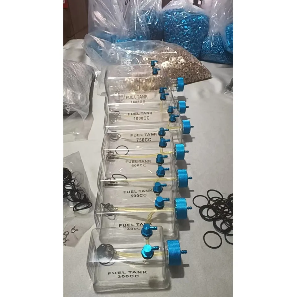 Tank Telecommande Réservoir Carburant RC 300ml - Transparent - Pour Avions 15-26cc Réservoir Avion 15-26CC