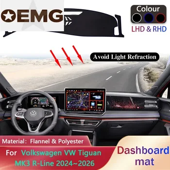 Dashboard Cover Pad for Volkswagen Tiguan MK3 R-Line (2024-2026)