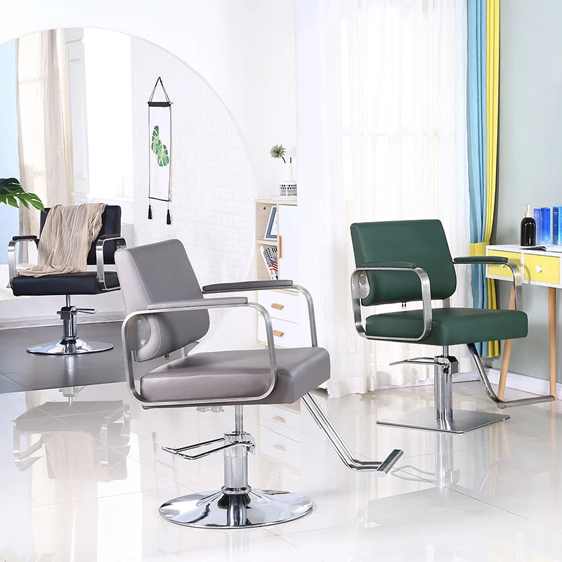 Cosmetic Barber Chairs Barbershop Ergonomic Stool Swivel Facial Chair Rolling Cosmetic Sillas De Barberia Modern Furniture cosmetic barber chairs barbershop ergonomic stool swivel facial chair rolling cosmetic sillas de barberia modern furniture