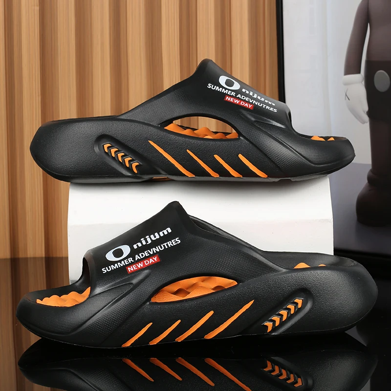 Slippers Sandals Men Women Summer 2025 EVA Soft-sole Unisex Indoor Outdoor Walking Beach Shoes Boys Girls
