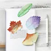 30 Pcs Leaf Sticky notes Planner to do list Planner Take notes messages memo pad Stationery office supplies 3