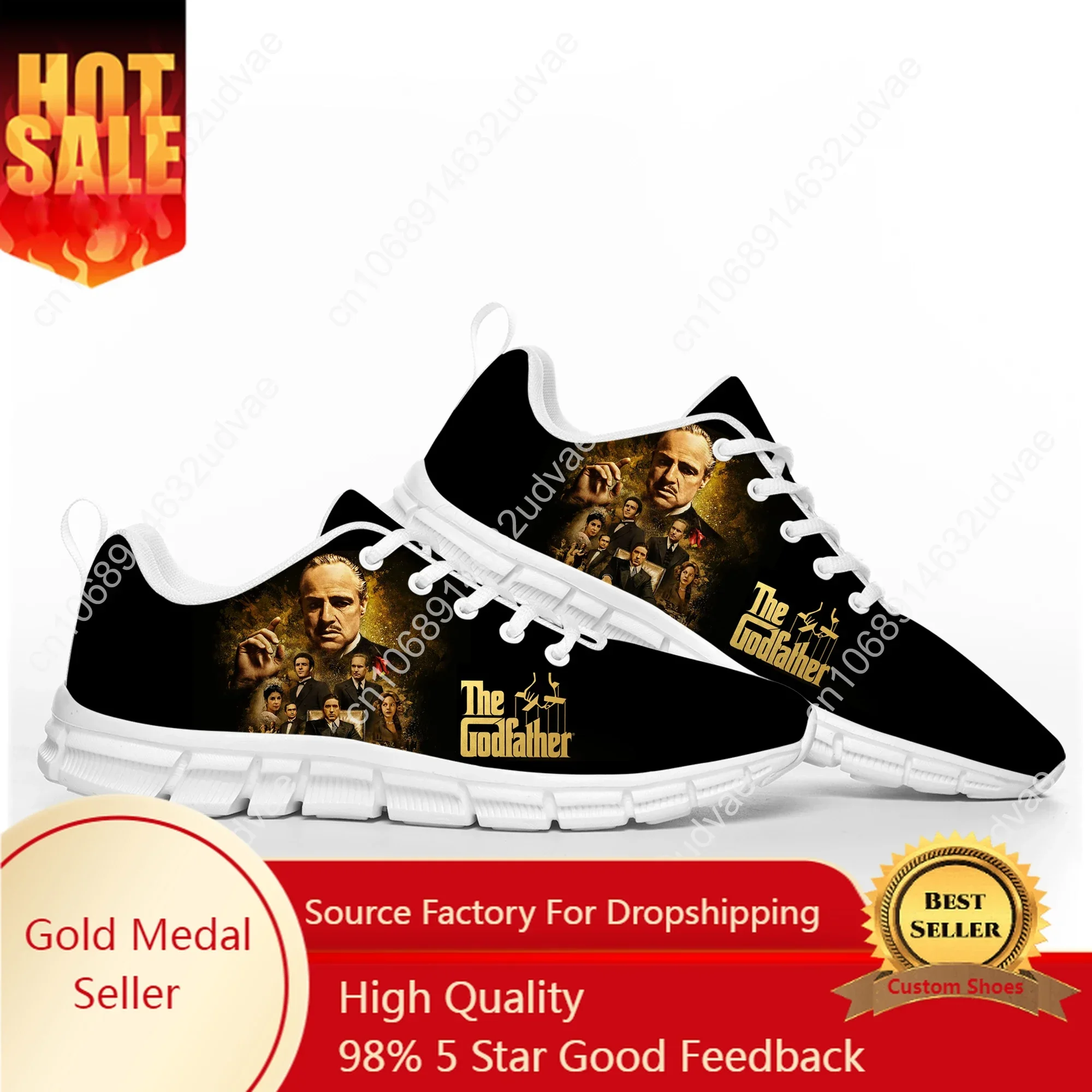 The Godfather Trilogy Sports Shoes Mens Womens Teenager Kids Children Sneakers Custom High Quality Couple Casual White Shoe