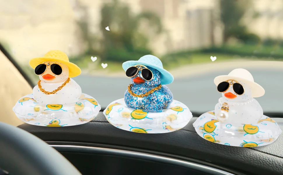 Rubber Duck Toy Car Ornaments