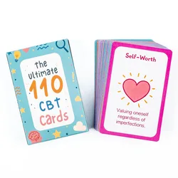 Adult Mindfulness Cards - Emotional Management & Stress Relief Tool for Mental Wellness (110 Pieces) (ZY24)