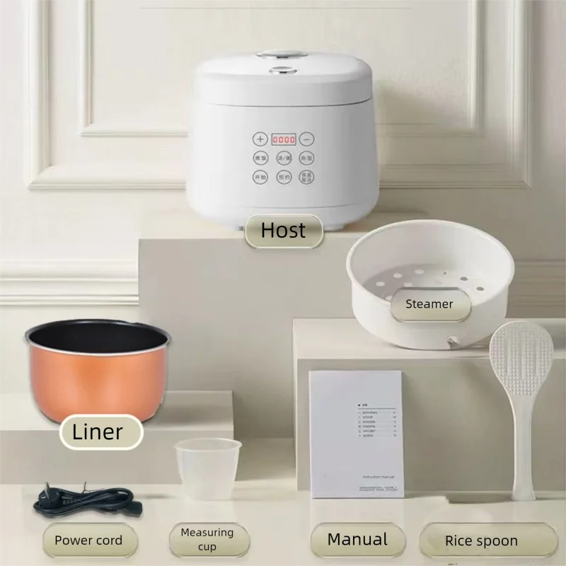 rice cooker electric Mini Rice Cooker Automatic Household Electric Cooking machine Food WarmerSteamer2L Small Rice Cooker