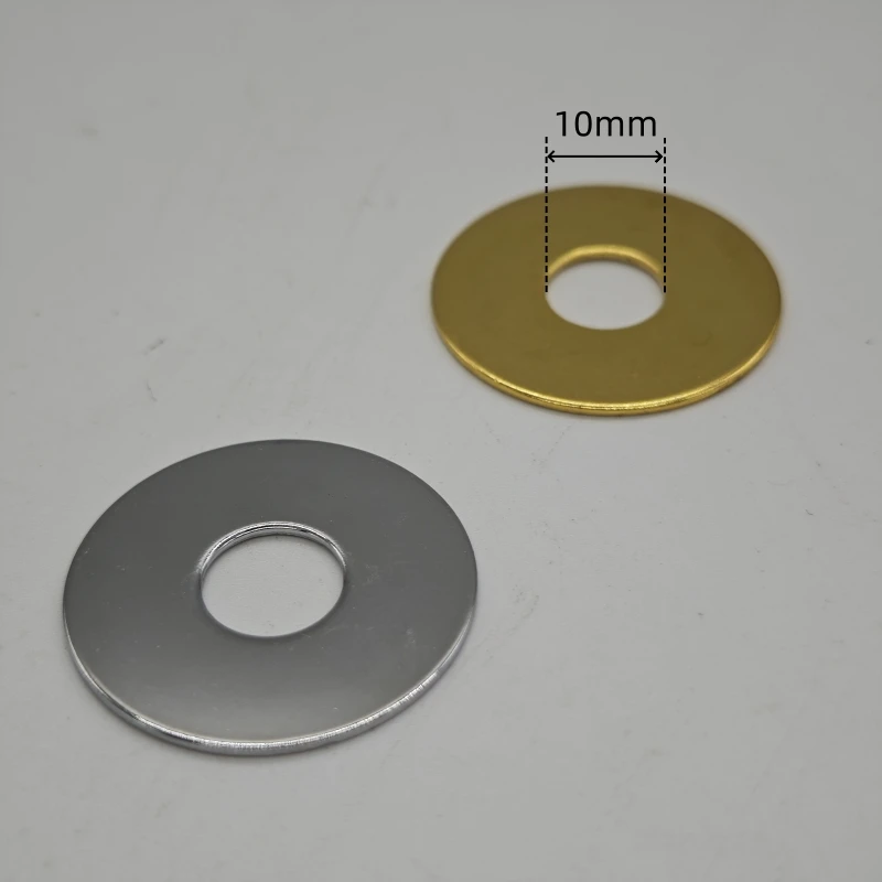 Lighting circular gasket metal iron sheet element sheet 10mm hole hardware decorative lighting accessories diy lighting accessories