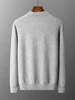 Luxury Men Cashmere Sweater 100% Merino Wool Buttoned Pullover Autumn Winter Polo Collar Knitwear Male Casual Warm Jumper Tops 3