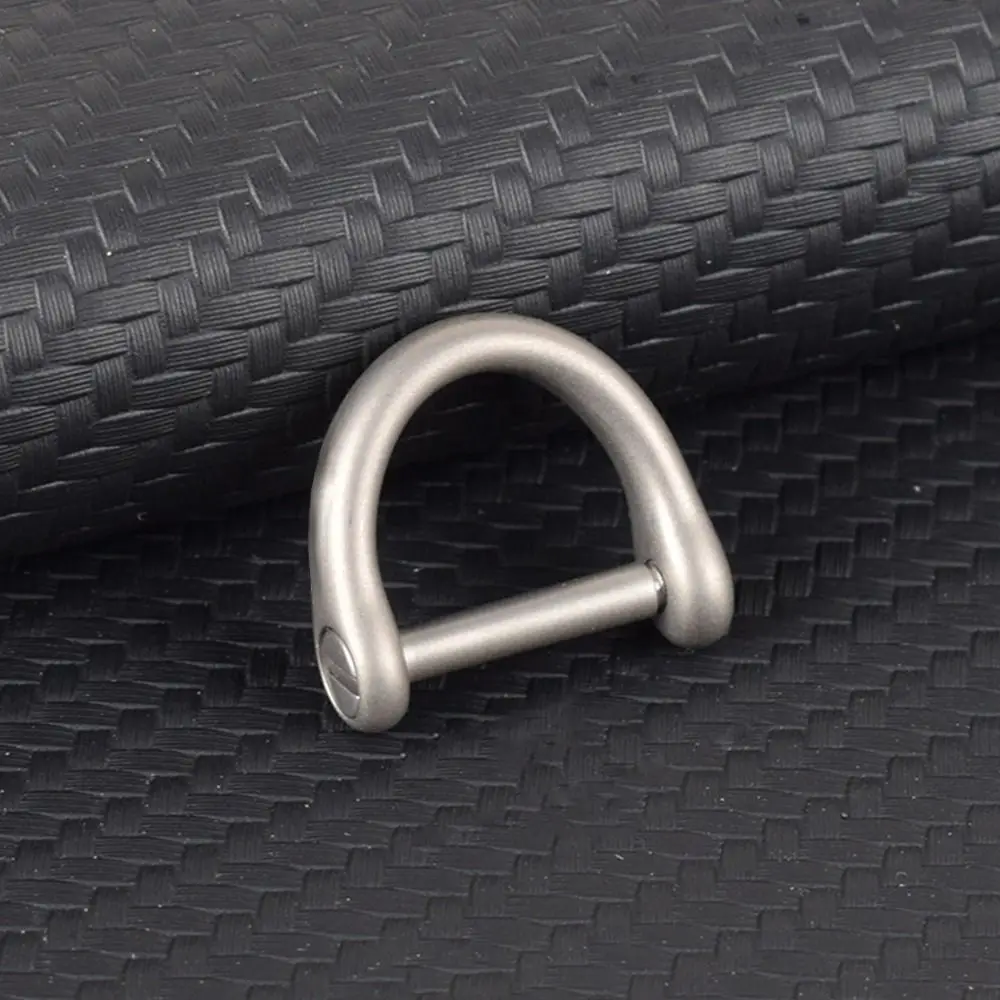 Buckles D Shape Horseshoe Buckles D Bow Staples Key Ring Keychain Hook Outdoor Accessories outdoor buckles