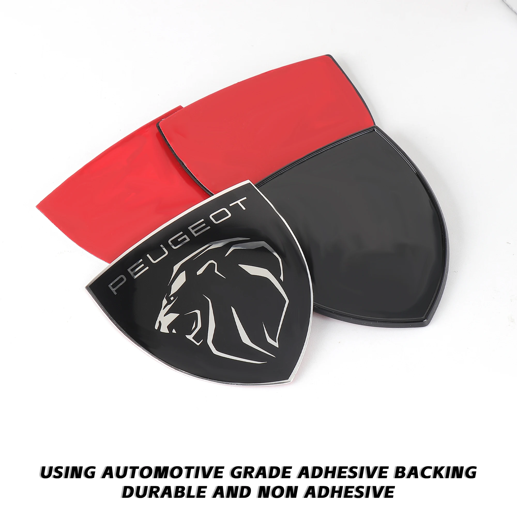 Auto Front Hood Emblem Boot Abzeichen Frontgrill Logo Aufkleber Für Peugeot 301 307 308 406 508 2008 3008 5008 108 RCZ 607 107 306 – Detail 5