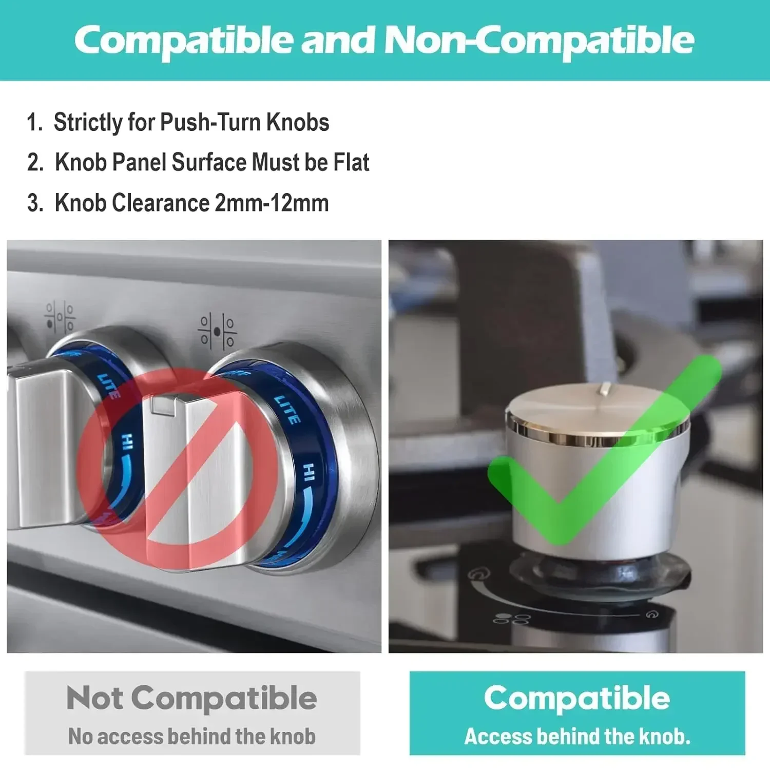 Stove Knob Covers Door Knob Safety Cover for Kids Gas Stove Locks Oven Covers for Child Pet Safety Childproofing Tools stove protector cover