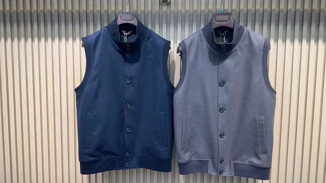 

BILLIONAIRE SIJITONGDA 2024 spring vest vest vest, super versatile, 100% cotton loop fabric, soft and comfortable to wearM-4XL
