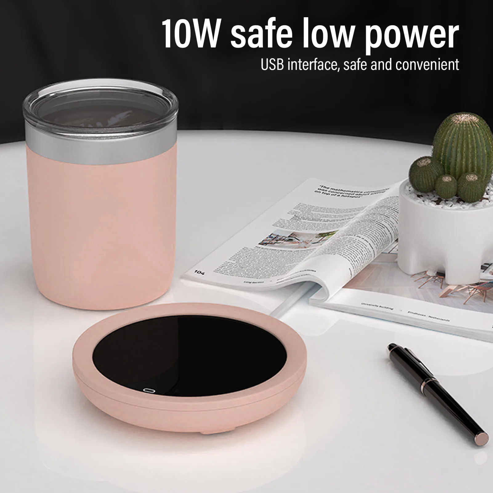 Mug Warmer USB Cup Heater Electric Coffee Milk Tea Water Heating Pad Thermostatic Coasters Cup Warmer for Home Office Mug Heater