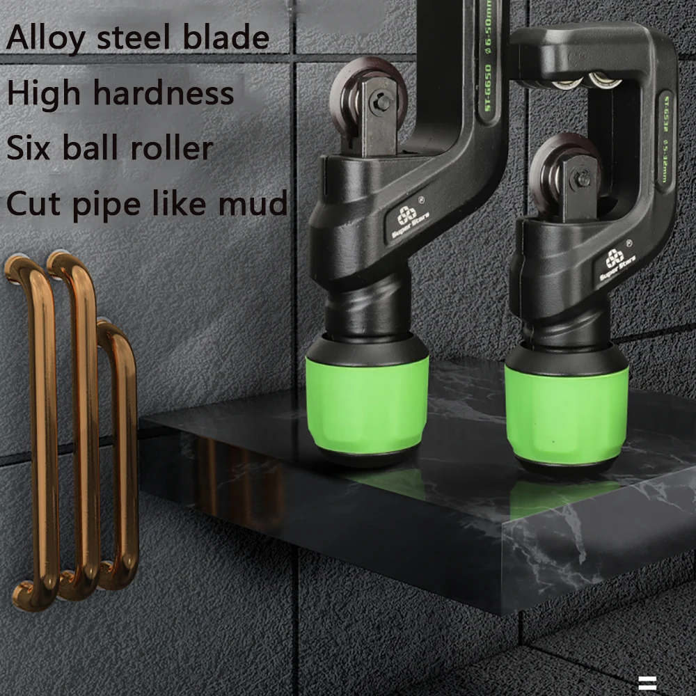 DSZH 전문 베어링 파이프 커터 금속 가공 가위, 철강 수동 공구용 호빙 원형 블레이드 포함, 5-32-70mm