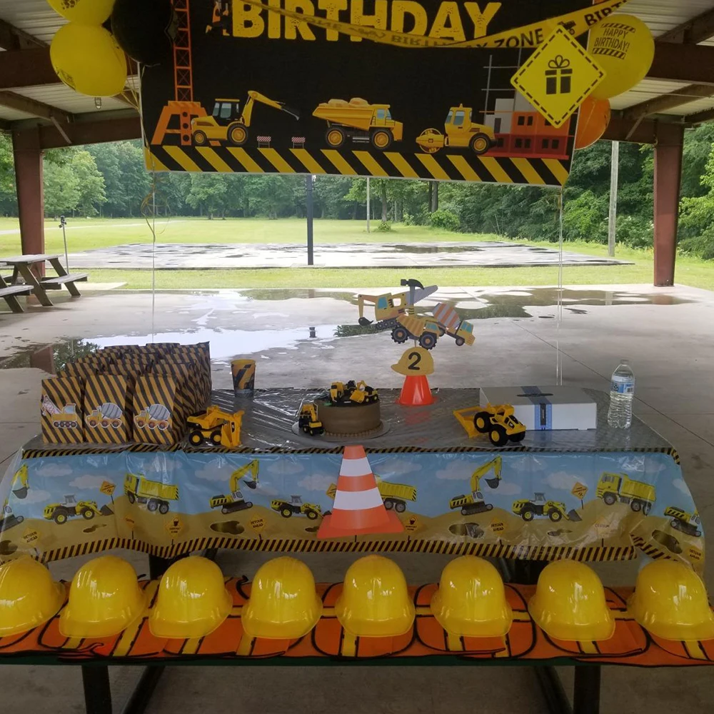 10/20/30pcs Construction Hats Building Dress Up Hats Plastic Yellow Kids Party Hat Birthday for Construction Birthday Party construction hat
