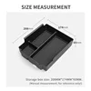 For BYD Shark 2024 2025 Center Console Armrest Storage Box Cup Holder Insert Car Tray Organizers Accessories Tidying Black 4