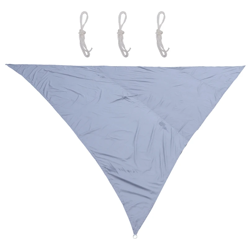 

Waterproof Awning Triangle Sunshade Protection Outdoor Canopy Garden Courtyard Swimming Pool Oxford Cloth Canopy Gray