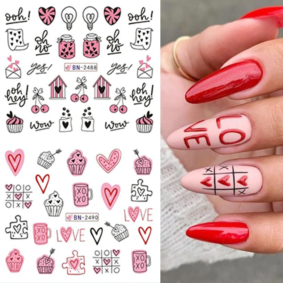 Pink Press on Nails Square Short Fake Nails Full Cover Acrylic Nails with  Flower Designs French