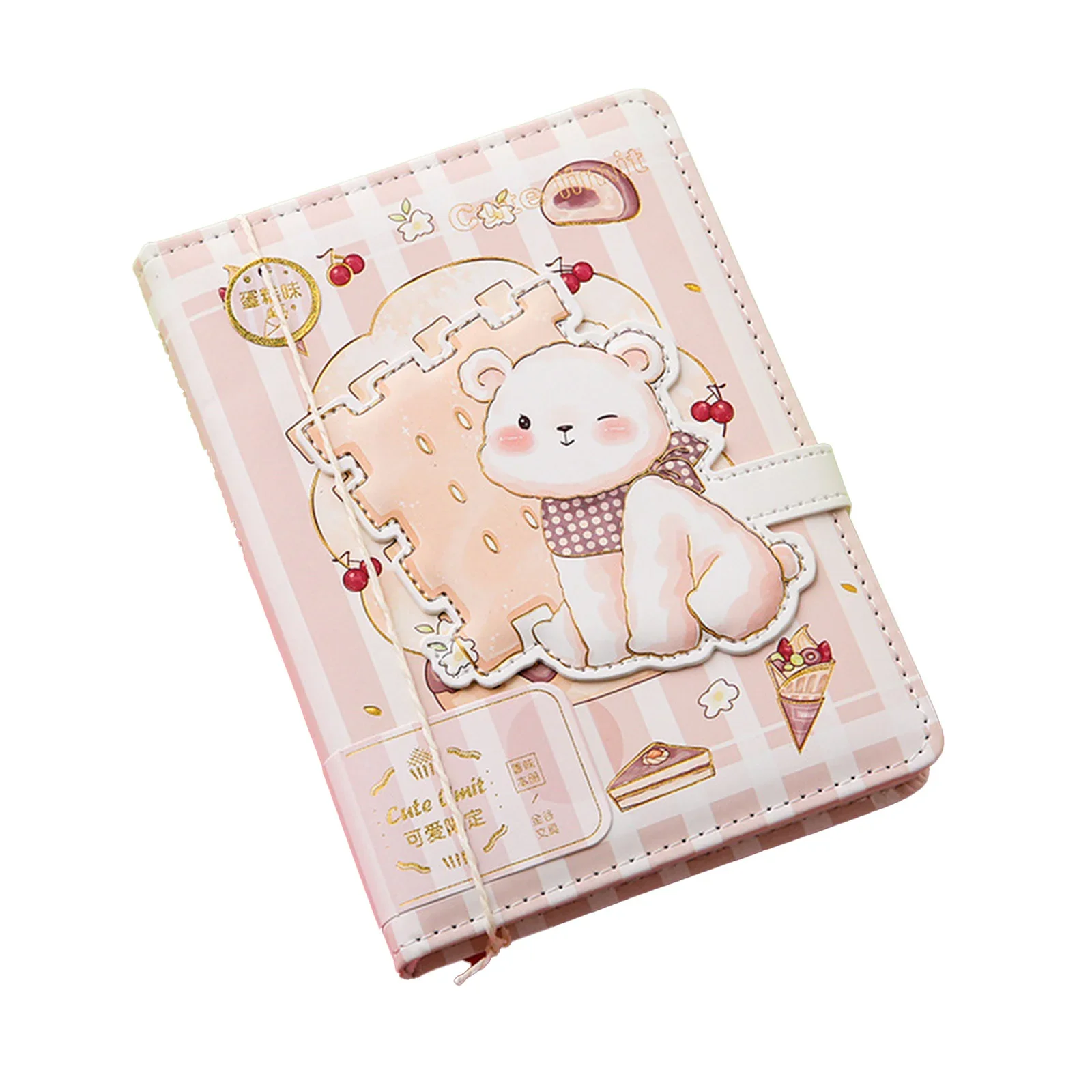 

36k Notebook Cute Colors Page Magnetic Buckle Exquisite Cartoon Hand Ledger Diary Student Stationery Notepad Creative Girls gift