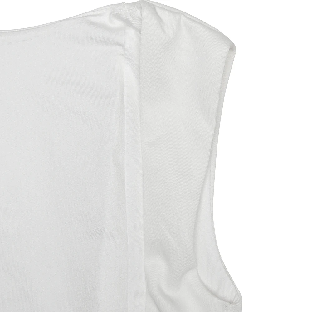 Elegant Sleeveless Folded Bodycon Skirt Women Sexy Backless Tight Party Club Evening Dress Slim Autumn/Winter Vestido