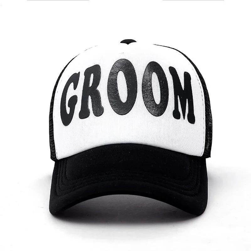 Bride to be groom groomsman Bridesmaid gift hat Bachelorette hen night Party Wedding engagement Bridal Shower decoration favor